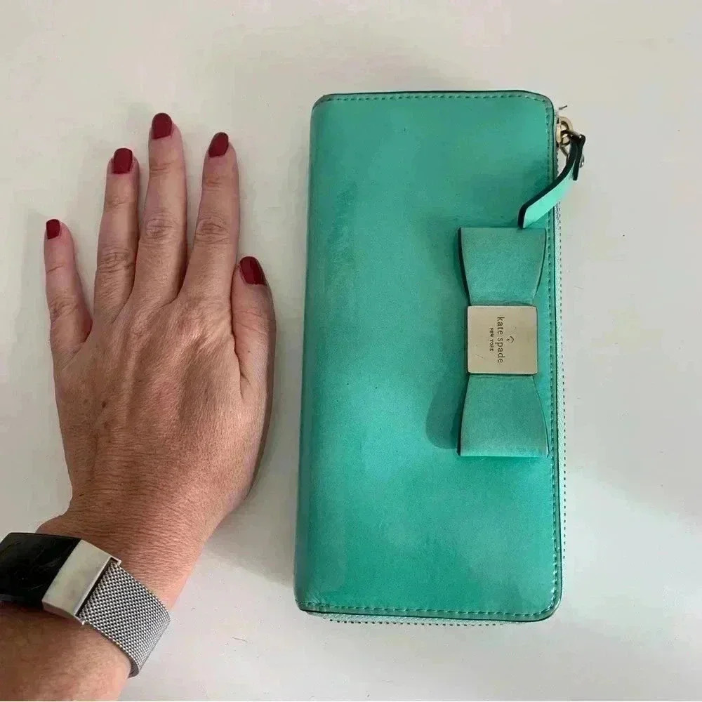 Kate Spade Turquoise Wallet - Picture 3 of 6